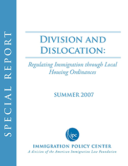 Division and Dislocation Report Cover